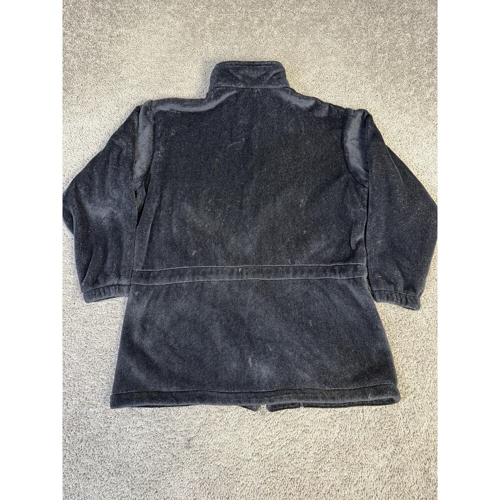 Vintage Black Diamond Jacket Mens M Black Fleece Parka Full Zip Pockets USA - Picture 5 of 12